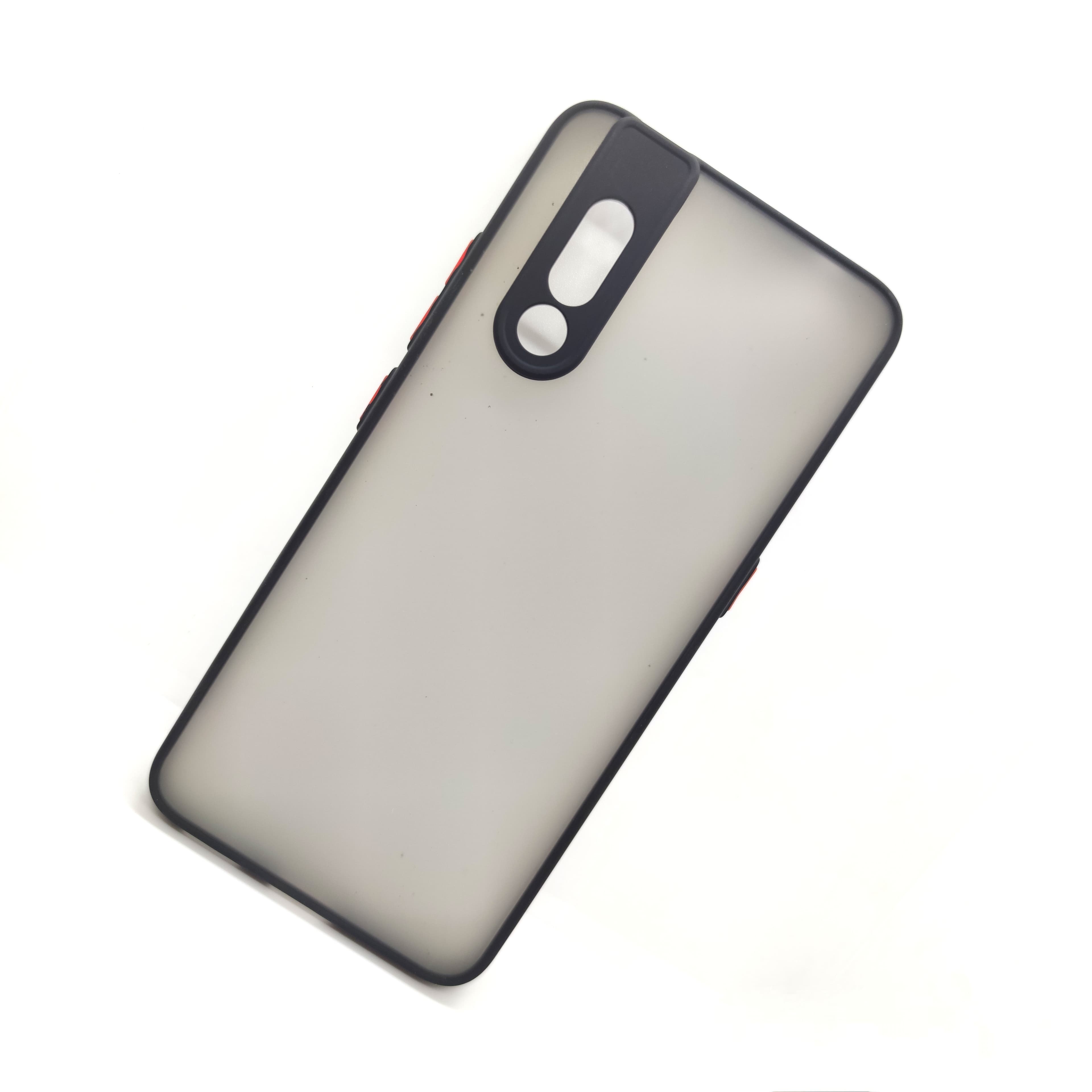 Vivo V15 Pro Camera Protection Matte Semi Hard Cover - Black