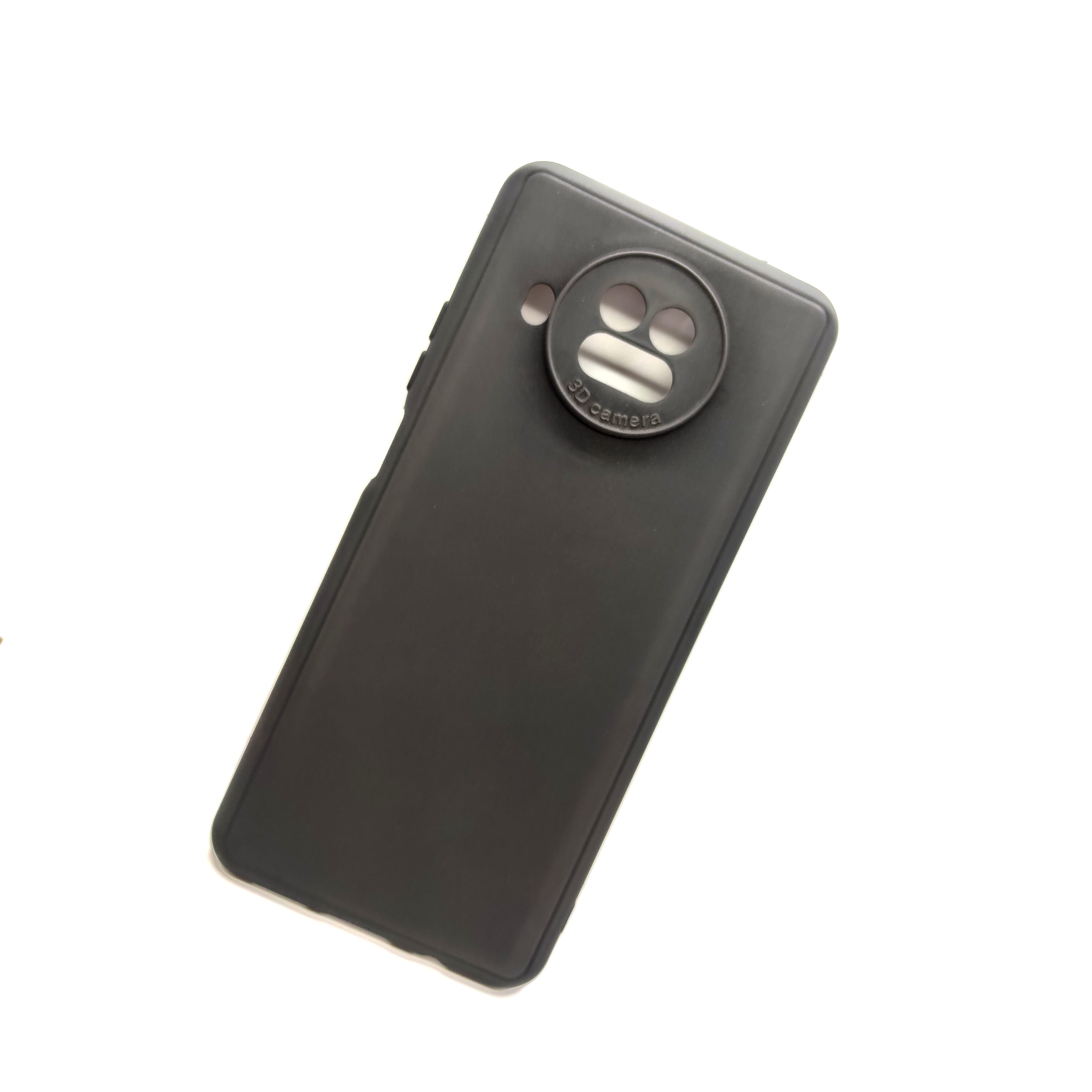 Rubber Silicon Camera Protection Cover For Mi 10i - Black