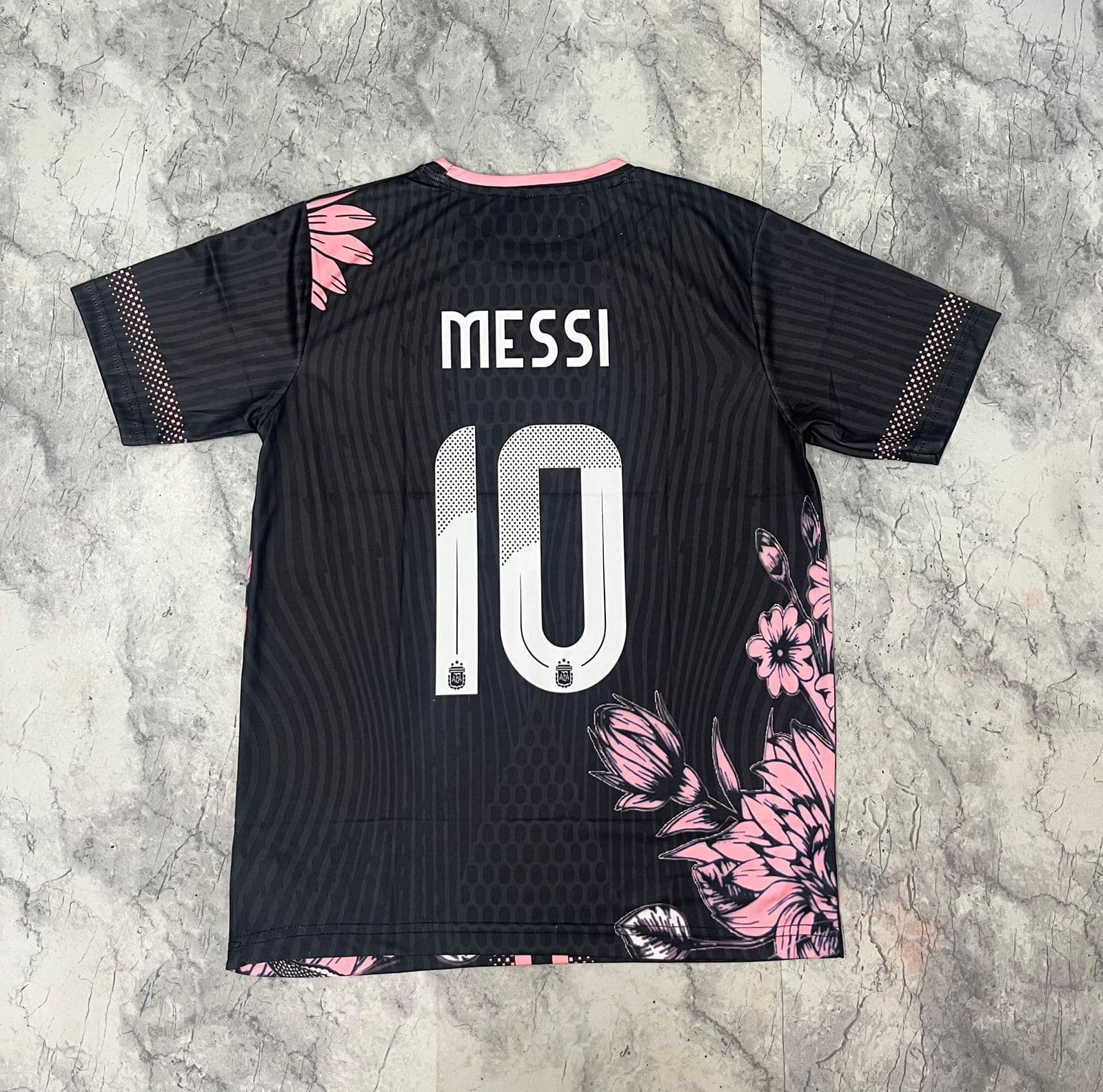 Argentina Special Dragon Edition Messi Jersey 2025/2026 - Premium Quality Limited Edition Football Kit For Men - Black & Pink Dragon Print Football Jersey (Messi #10 Available) Argentina Jersey