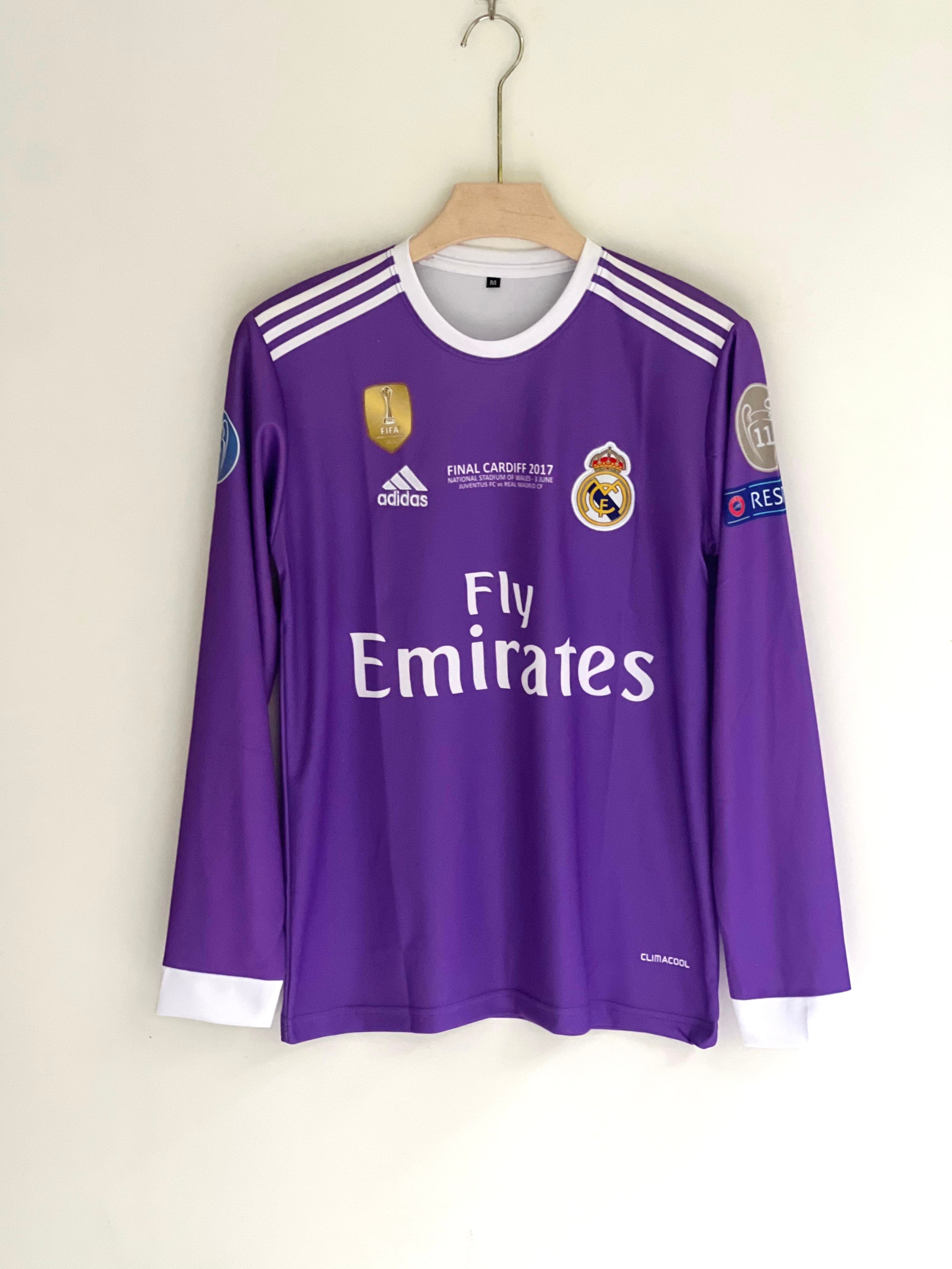 Ronaldo Retro Kit 2017 For Men (Real Madrid Purple Kit)
