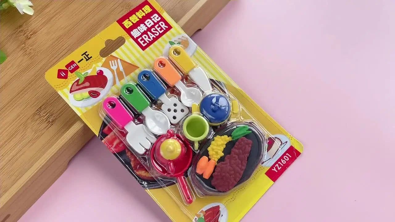 Fancy Eraser For Kids (Western Cuisine) - YZ1601
