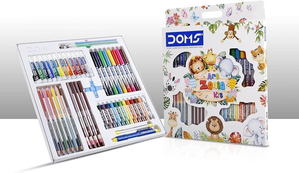 Doms Art Zania Kit Gift Set 8 Items - Multicolor