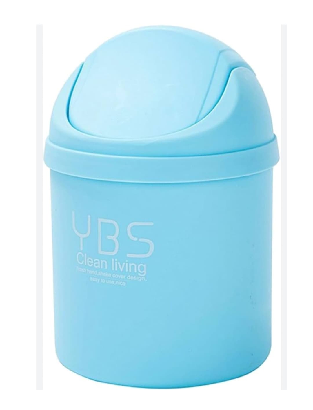 Cute Mini Tabletop Swing Dust Bin - Multicolor