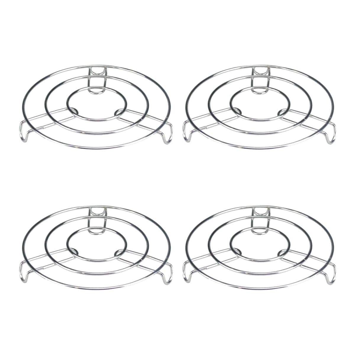Stainless Steel Heavy Pot Stand - Silver
