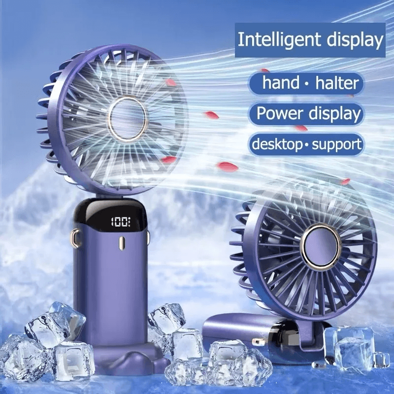 N15 Foldable Rechargeable Mini Fan 100-Speed