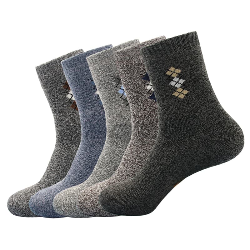 3 Pairs Men’s Winter Mid-Calf Socks