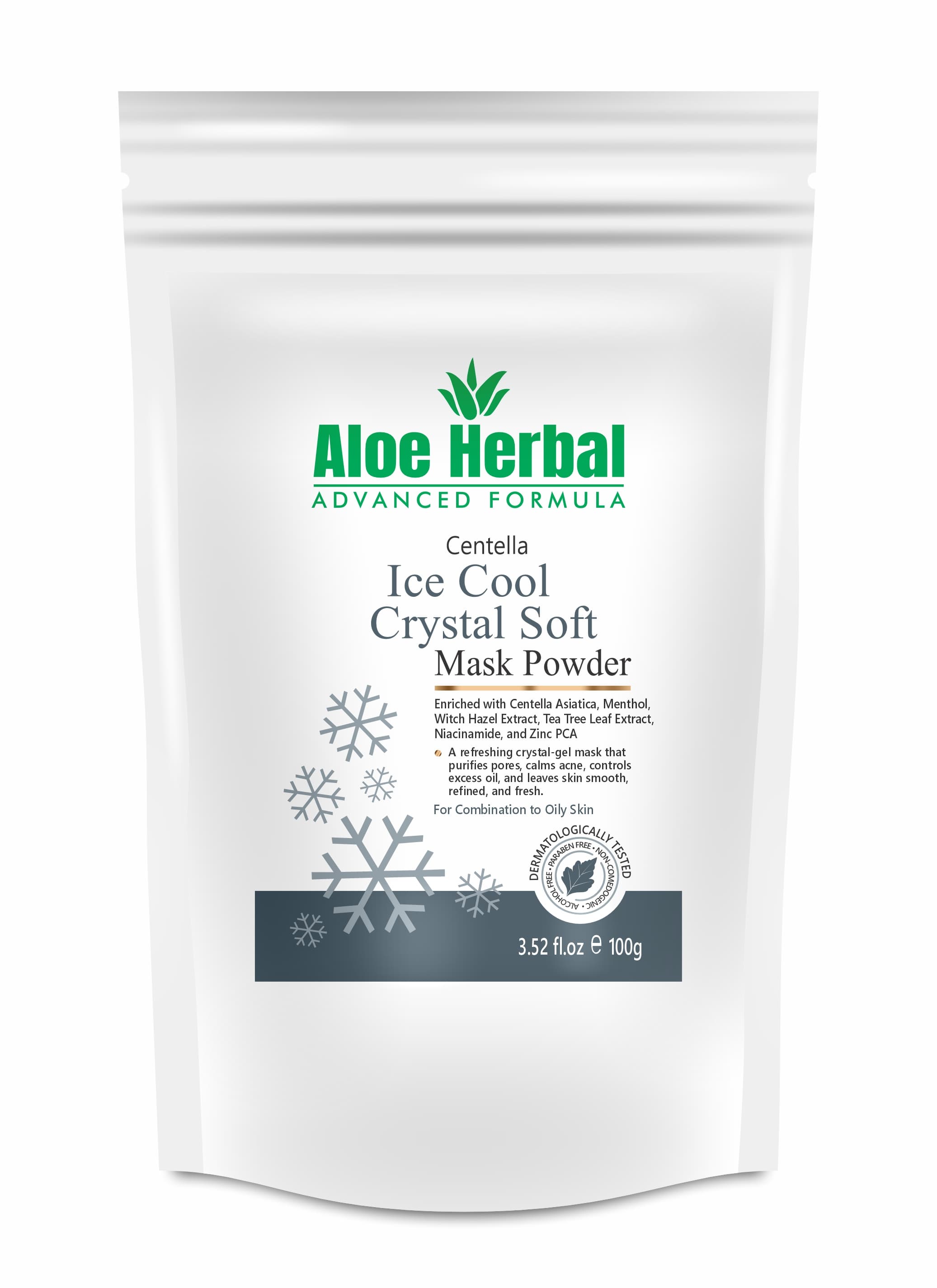 Aloe Herbal Centella Ice Cool Mask Powder 100g
