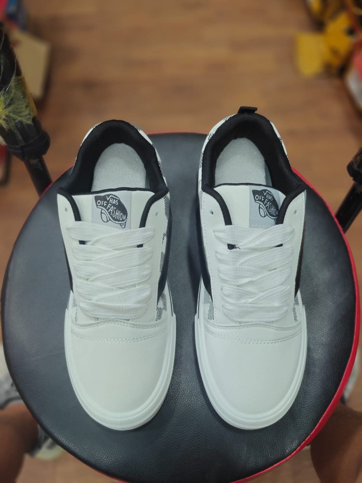 Classic White Potato Vans Sneakers For Men
