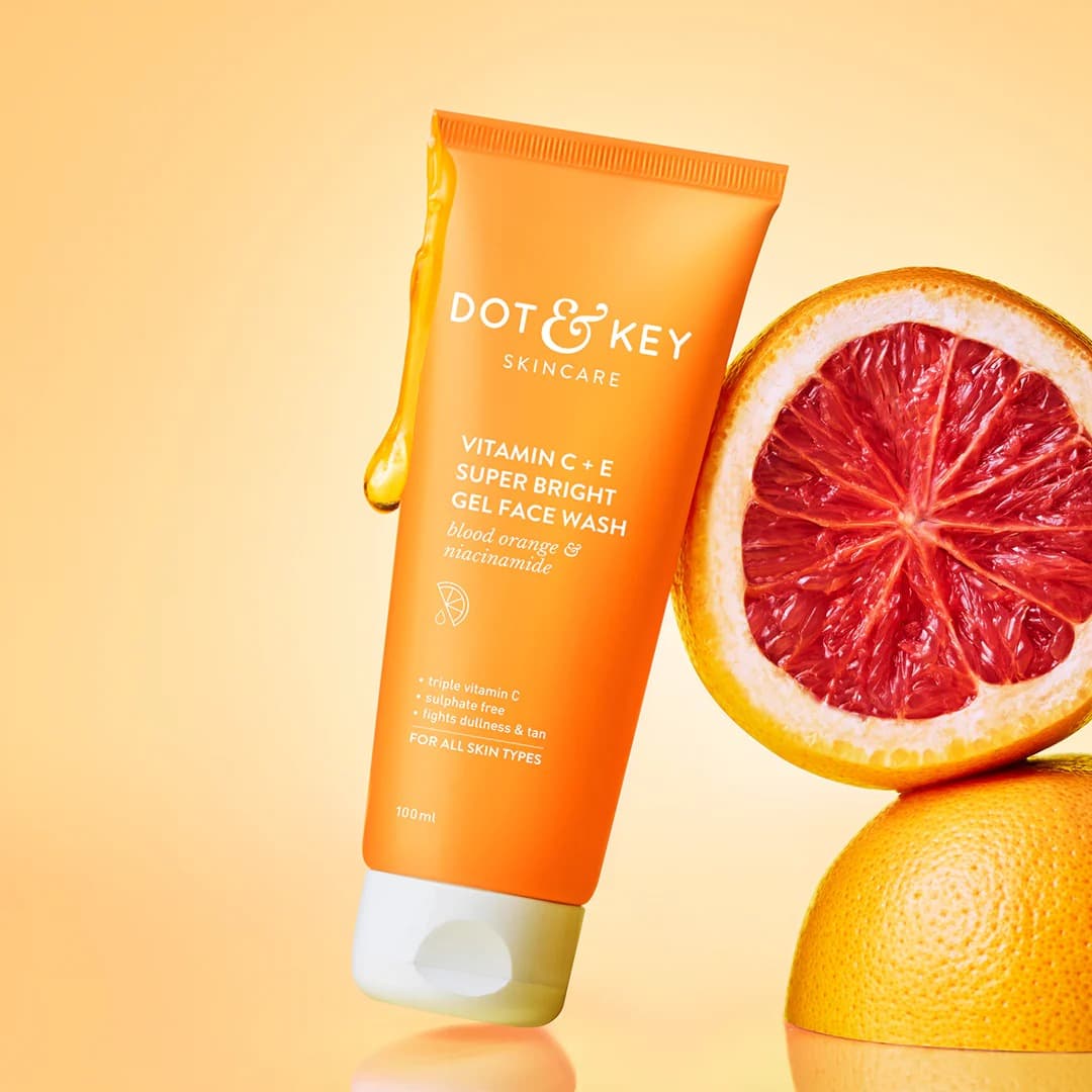 Dot & Key Vitamin C + E Gel Face Wash for Glowing Skin - 100ml