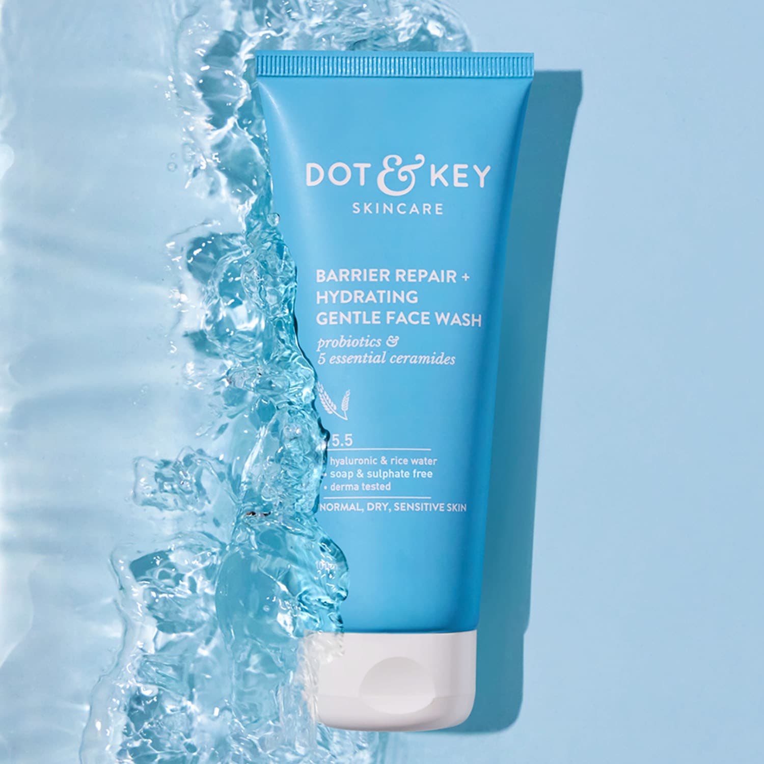Dot & Key Barrier Repair Hydrating Gentle Face Wash with Ceramide - 100ml