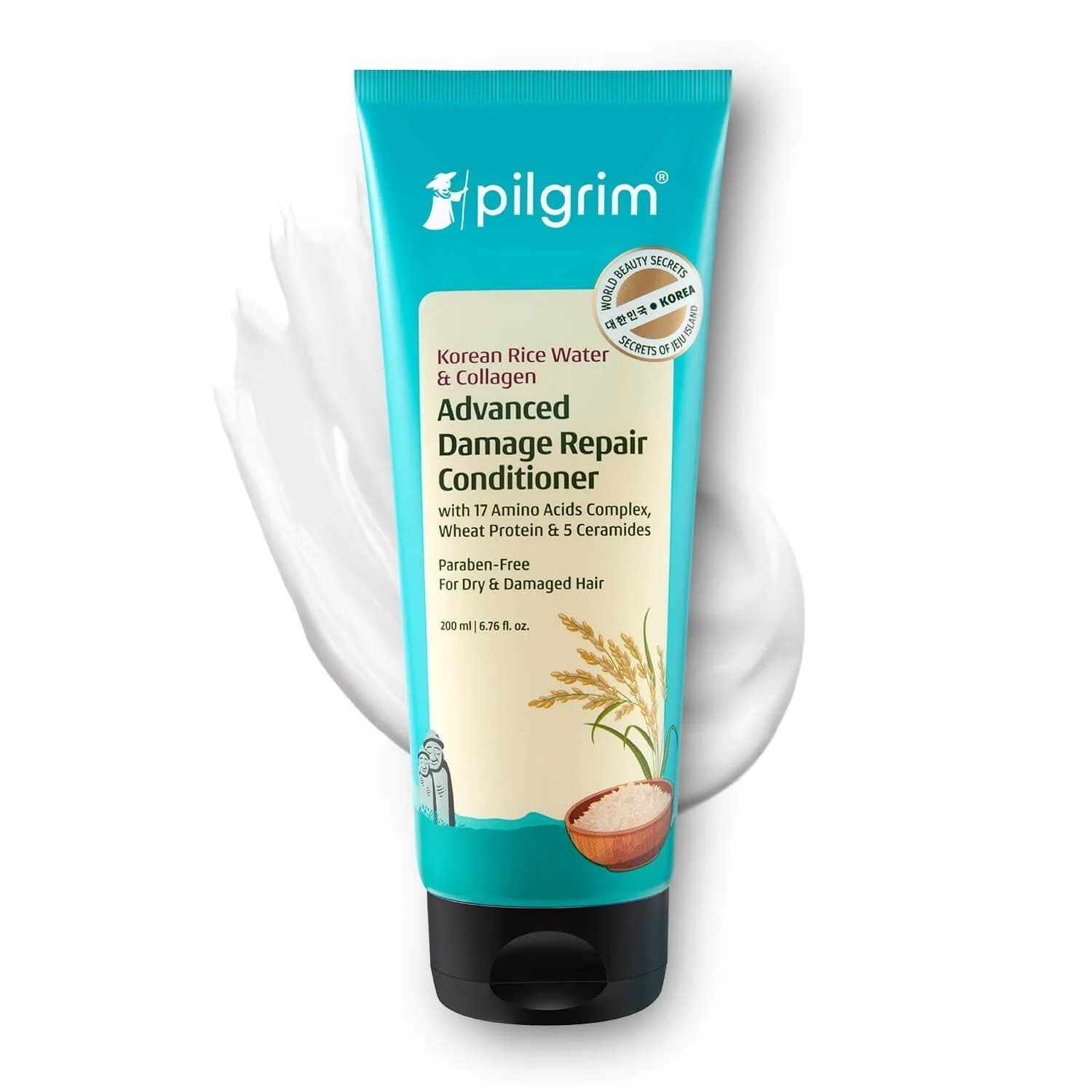 Pilgrim Korean Rice Water & Collagen Damage Repair Conditioner - 200ml