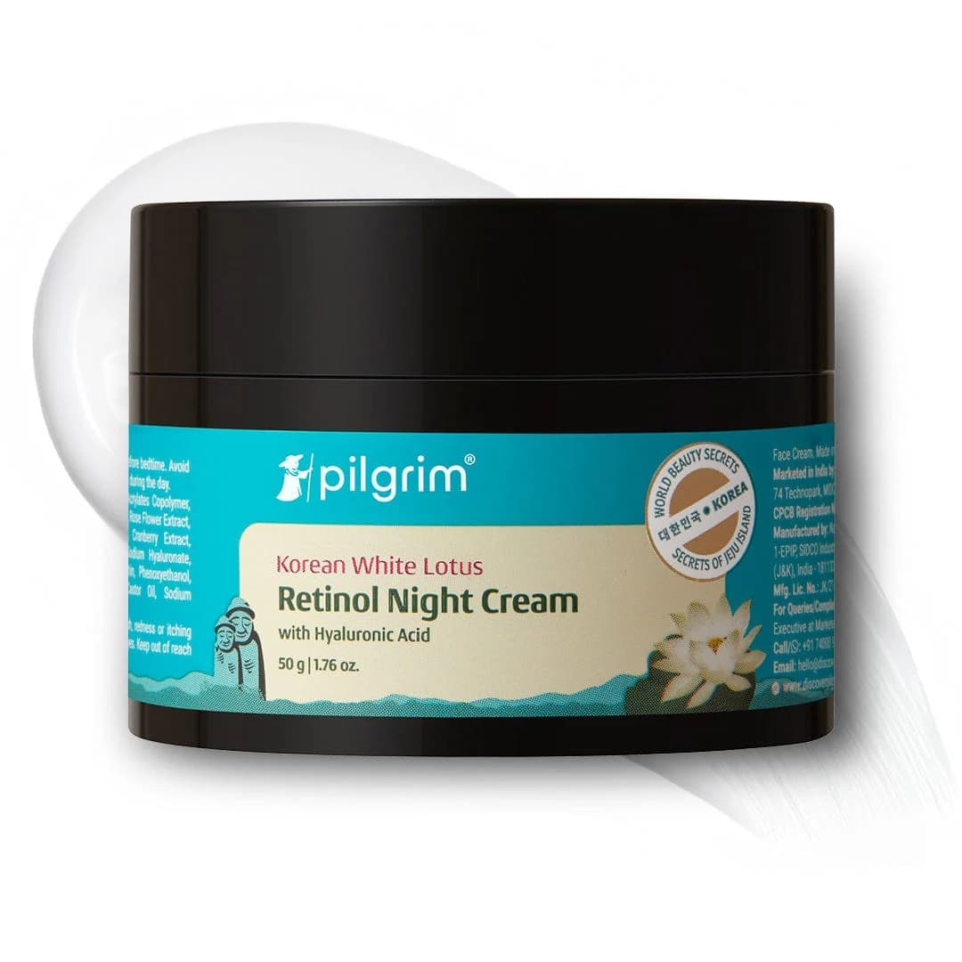 Pilgrim Korean Retinol Anti Aging Night Cream with Hyaluronic Acid - 50g