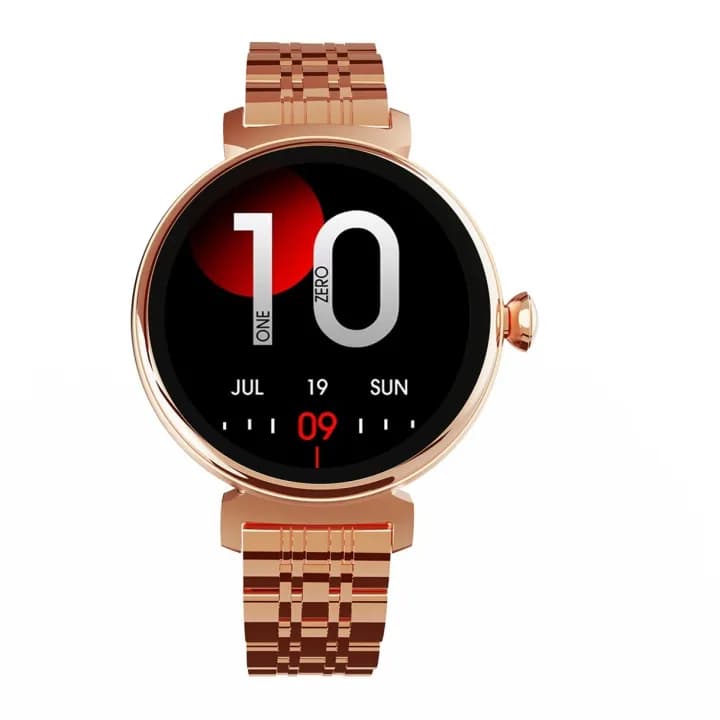 HiFuture Aura Women Smart Watch | 1.04″ AMOLED Display | IP68 Waterproof | 7 Days Battery
