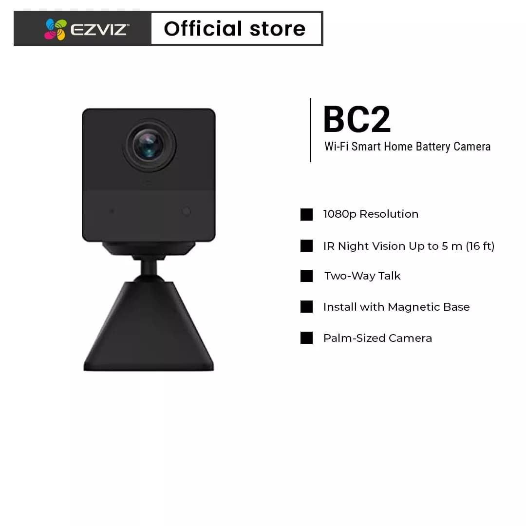 Ezviz BC2 Wire Free Indoor Battery-Powered Home Security CCTV Camera