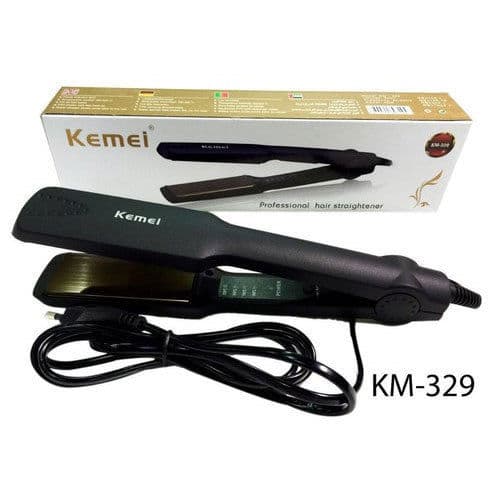 Kemei KM-329 Professional Electronic Hair Straightener Irons