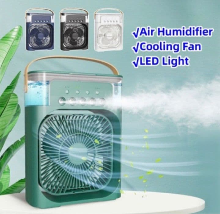 Portable Air Conditioner Usb Desktop Cooler Conditioning Humidifier Mini Cooling Fan