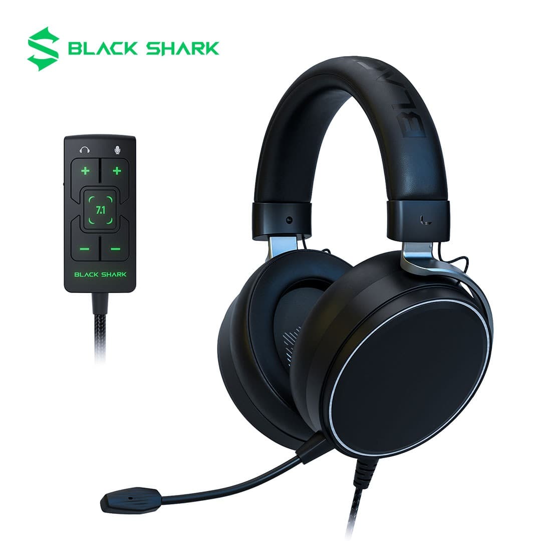 Black Shark Goblin X2 Headset | 50mm Drivers | Spatial Audio Enhancer | Noise Cancelling Mic | Noise Isolation Ear Cushion