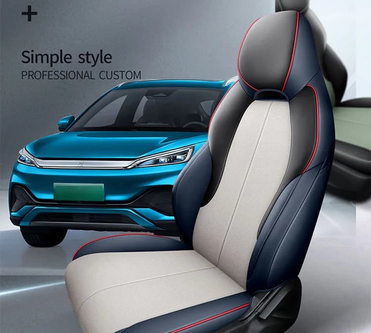 Breathable Suede Car Seat Cover Car Seat Cushion Full Sets for BYD Atto3 | Seat Covers For Byd Atto 3 Waterproof Luxury Leather Cushion Auto Accessories