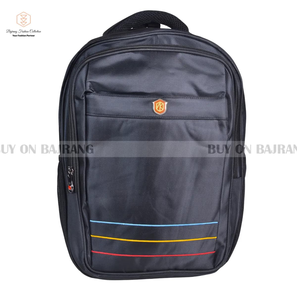 Large Capacity Youth Outdoor Travel 15.6 Inch Laptop Backpack By Bajrang - 20-50 liters (Black)