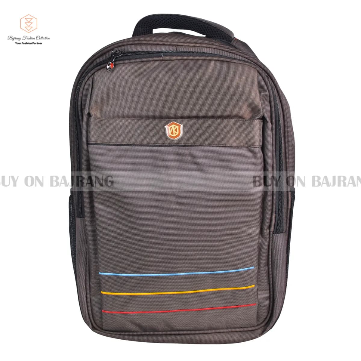 Large Capacity Youth Outdoor Travel 15.6 Inch Laptop Backpack By Bajrang - 20-50 liters (Coffee)