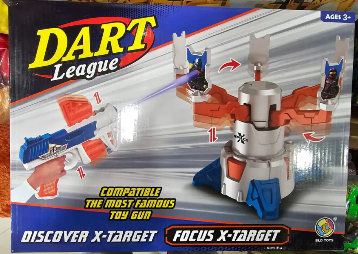 Dart League Shooting Dart Game With Music-(Multicolor)