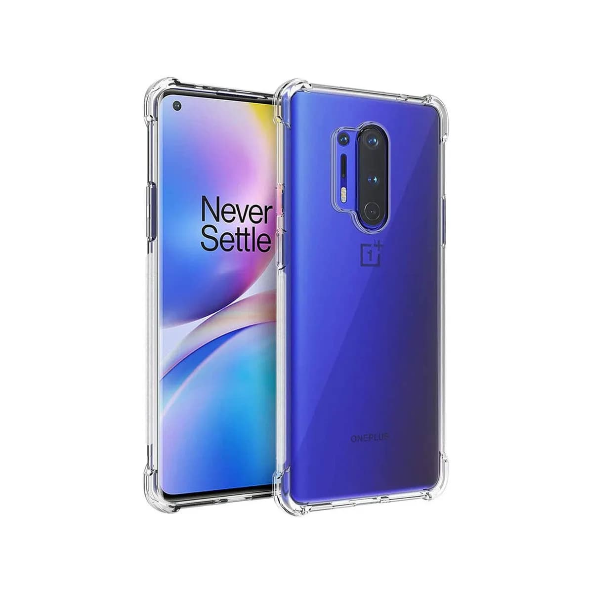 OnePlus 8 Pro Clear Cover – Transparent Soft Case - (Clear)