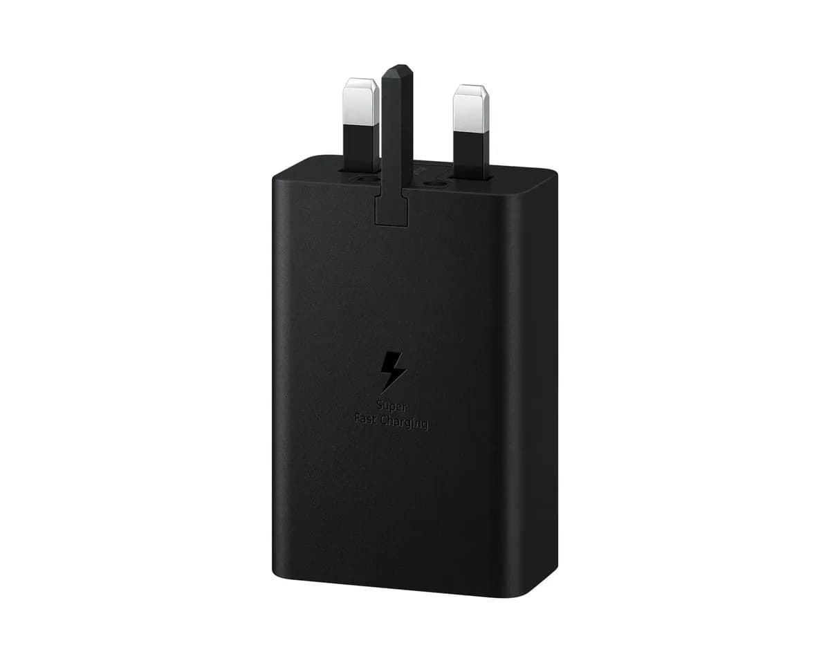 Samsung 65W Trio Adapter – Compatible with Galaxy S25 Ultra - (Black)