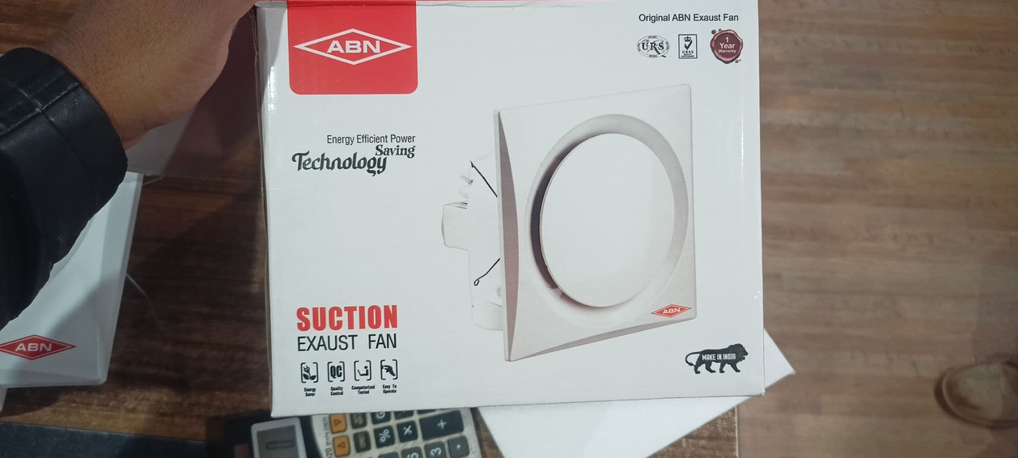 Celling Mounted Exhaust Duct Fan For Toilet And Kitchen Fan 250mm×250mm - White