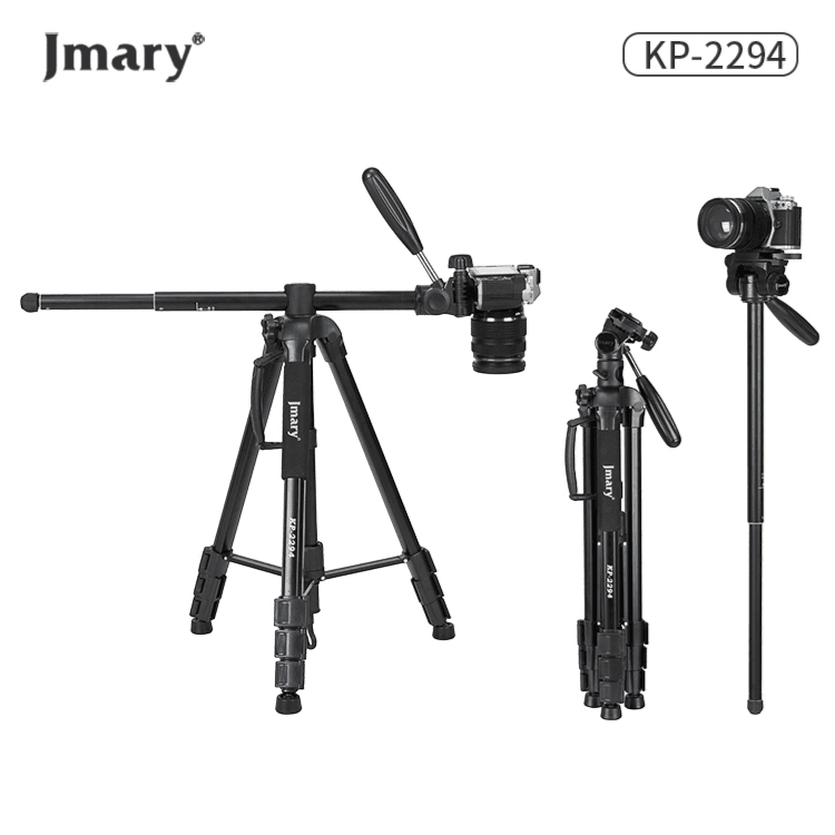 JMARY KP-2294 Tripod Monopod with Horizontal Axis - (Black)