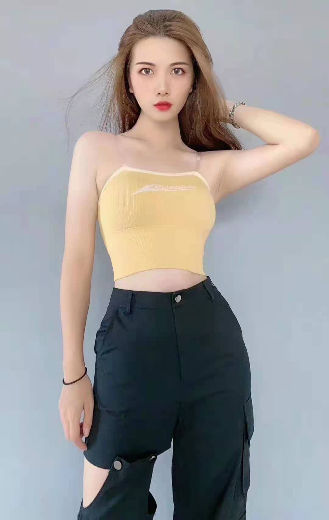 Women's Bralet Tank Top Bandage Tube Crop Top