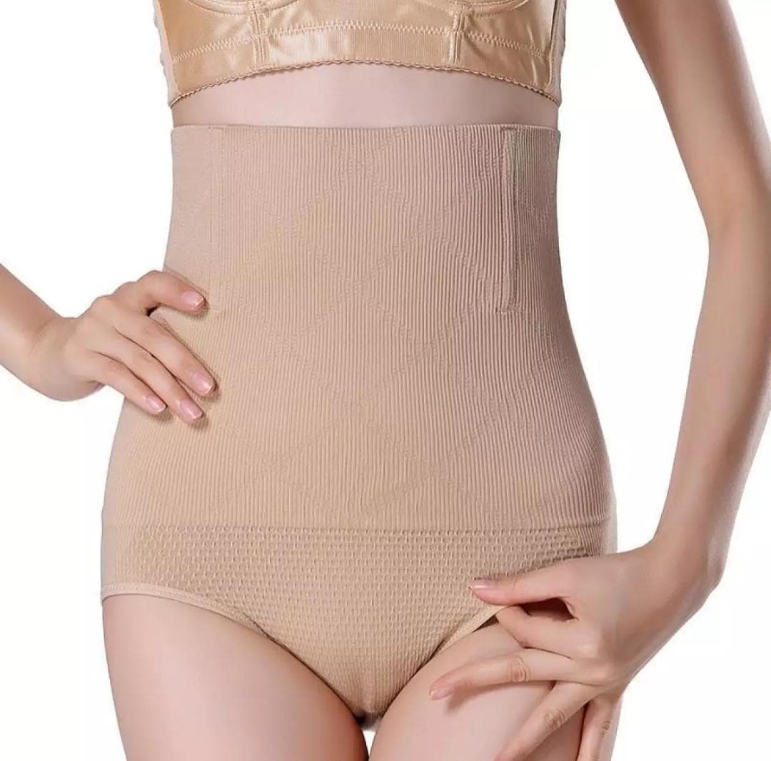 Magic Wire No Rolling Down Tummy Tucker For Women - Beige