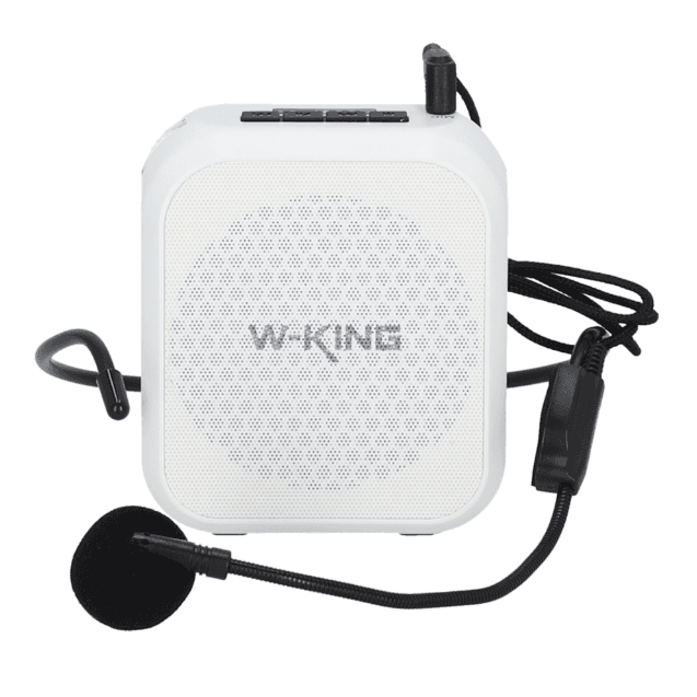 W-King Ks02 Wired Teaching Mic Amplifier - White