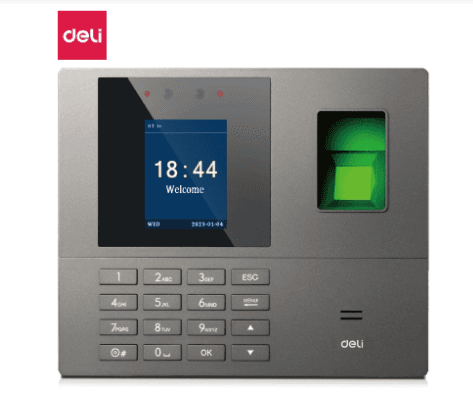 Deli S161 Face Recognition Attendance Machine - Black