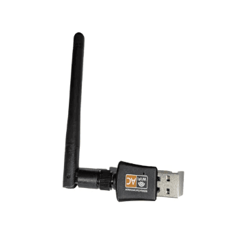 Usb WiFi Receiver And Adapter 600Mbps With 802.11ac 5G Support - Black