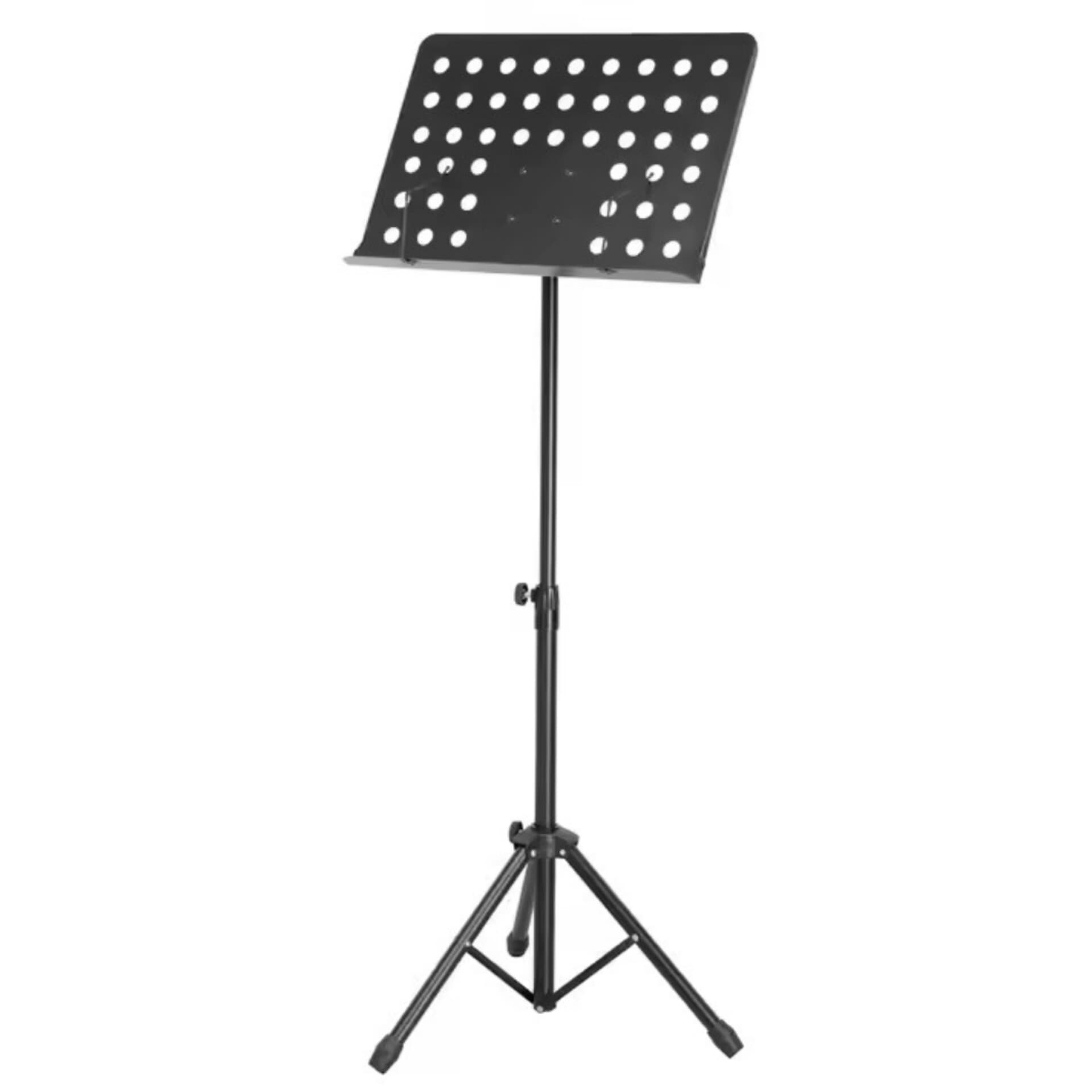 Adjustable Black Music Stand with Sheet Holder