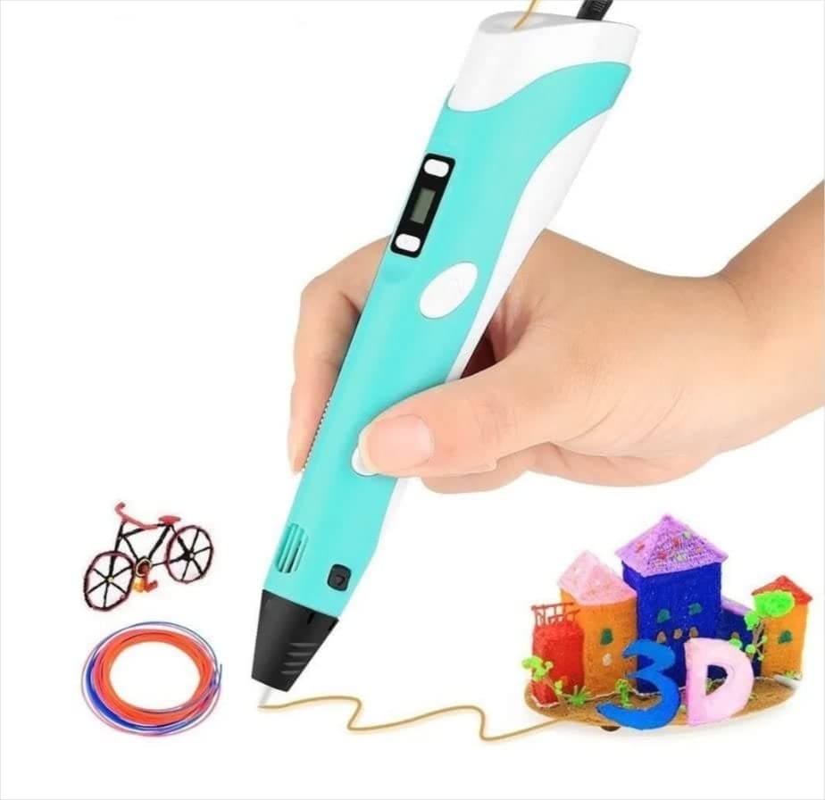 3D Creative Doodle Pen With PLA Filaments - Multicolor