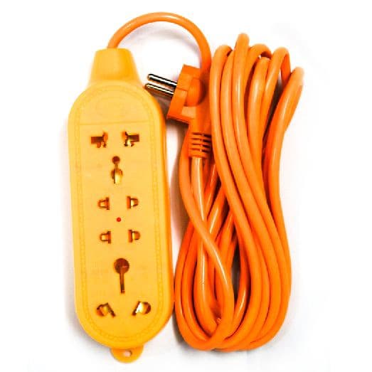 Yellow 10m Wire Multiplug