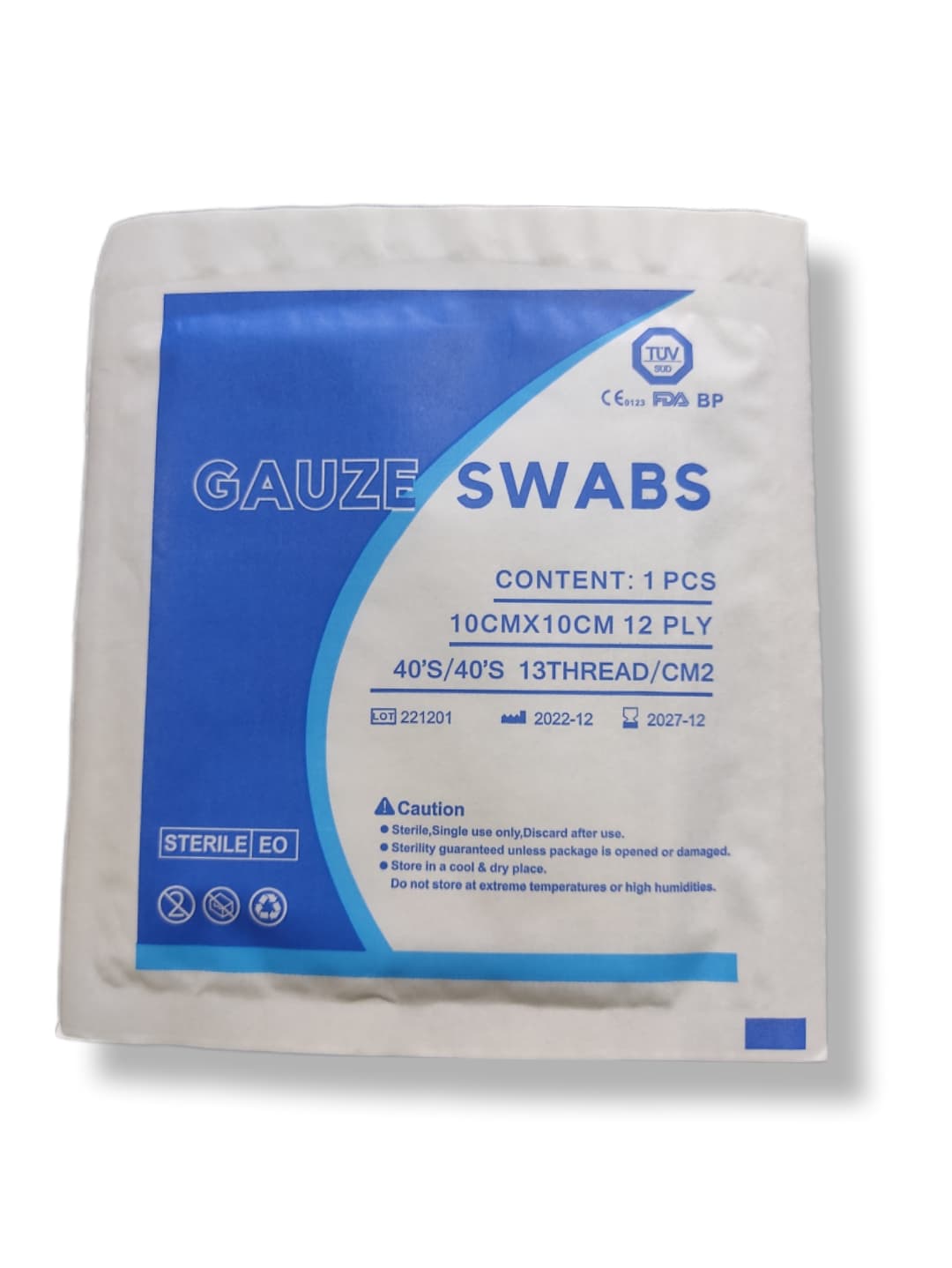 Gauze Swabs Sterile Eo - 100 Pcs