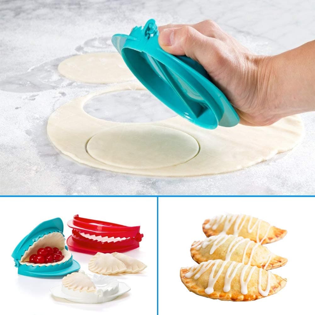 3pc Dumpling & Pastry Maker Set – Multicolor DIY Dough Press & Cutter