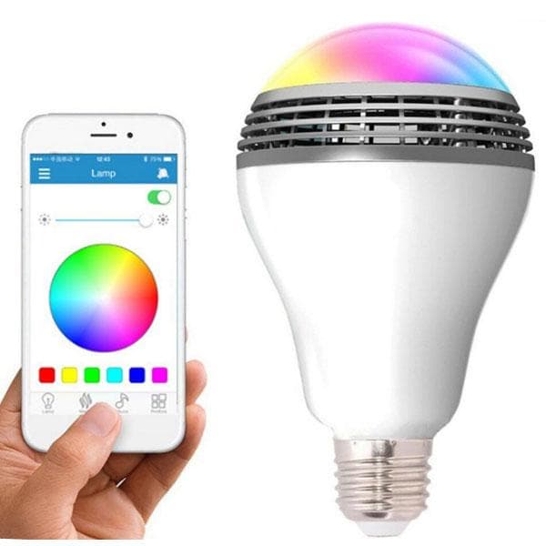 Smart App Led Music Bulb Lighting Lamp - White
