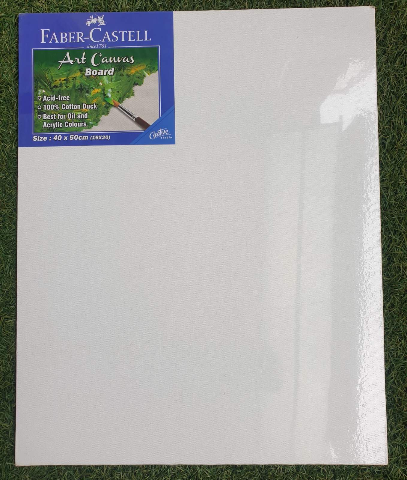 Canvas Board for Painting – 16×20 Inches (40×50 cm) - White