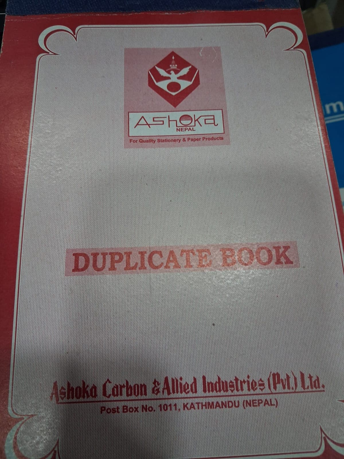 Duplicate Book – Numbered 1 To 100 Rough Pages - White (A7)