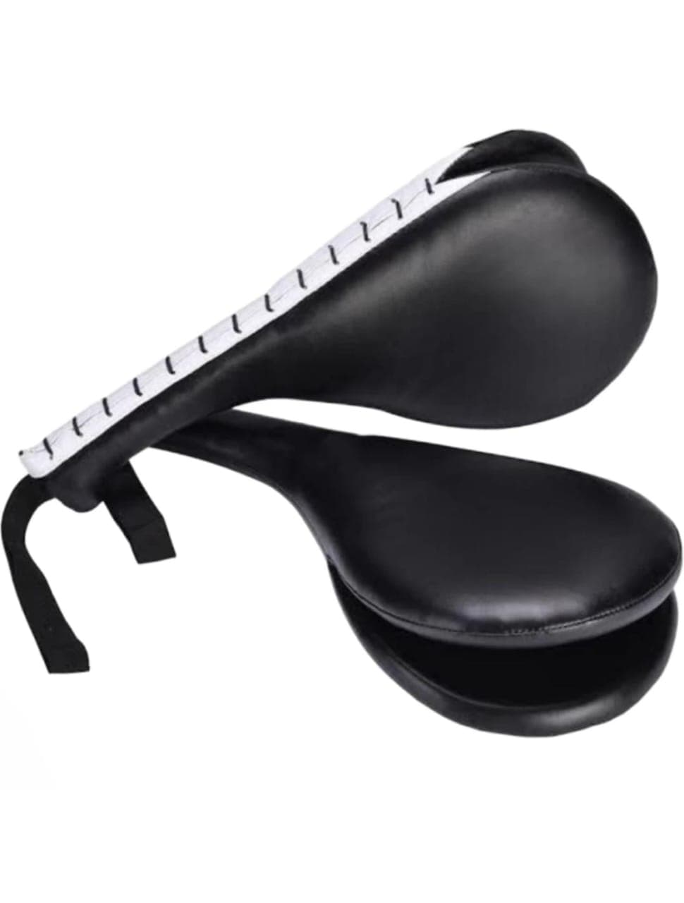 2-Piece Black Taekwondo Kick Pads – Durable Training Gear