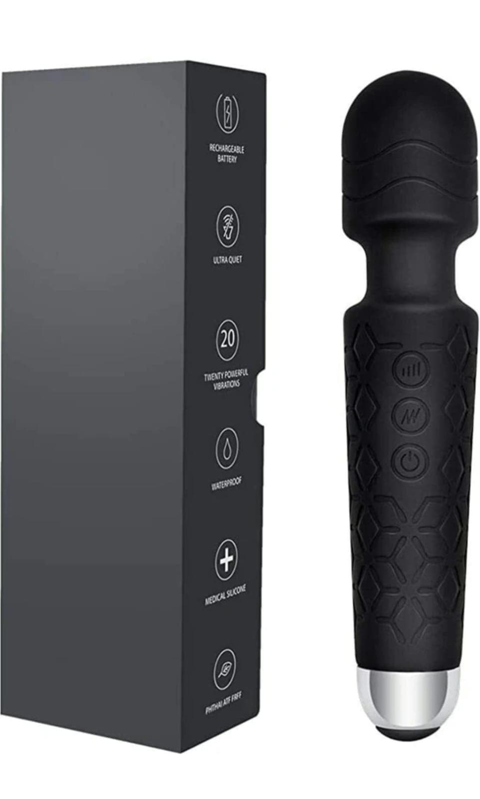 360° Silver Face & Body Massager Roller – Skin Lifting & Stress Relief