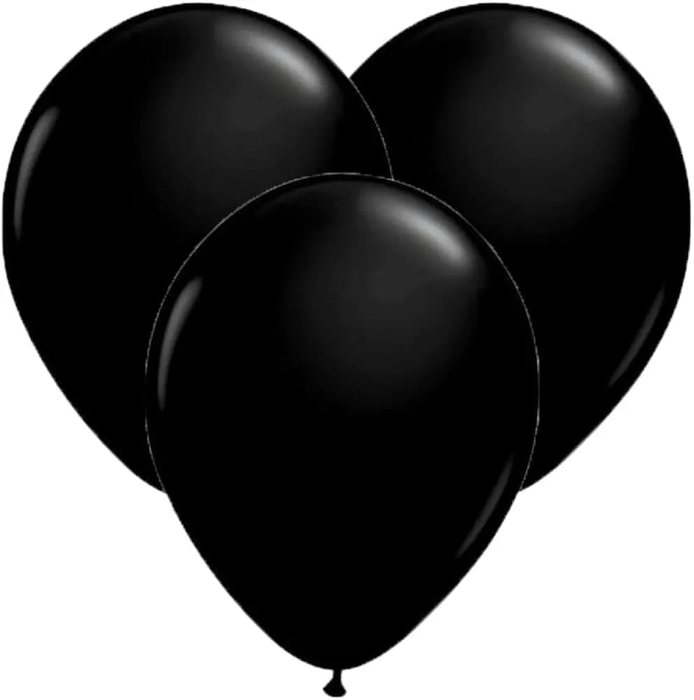 20 Pcs 12 Inch Black Latex Balloons for Birthday, Baby Shower, Wedding, Graduation & Party Decorations for Men, Women & Kids