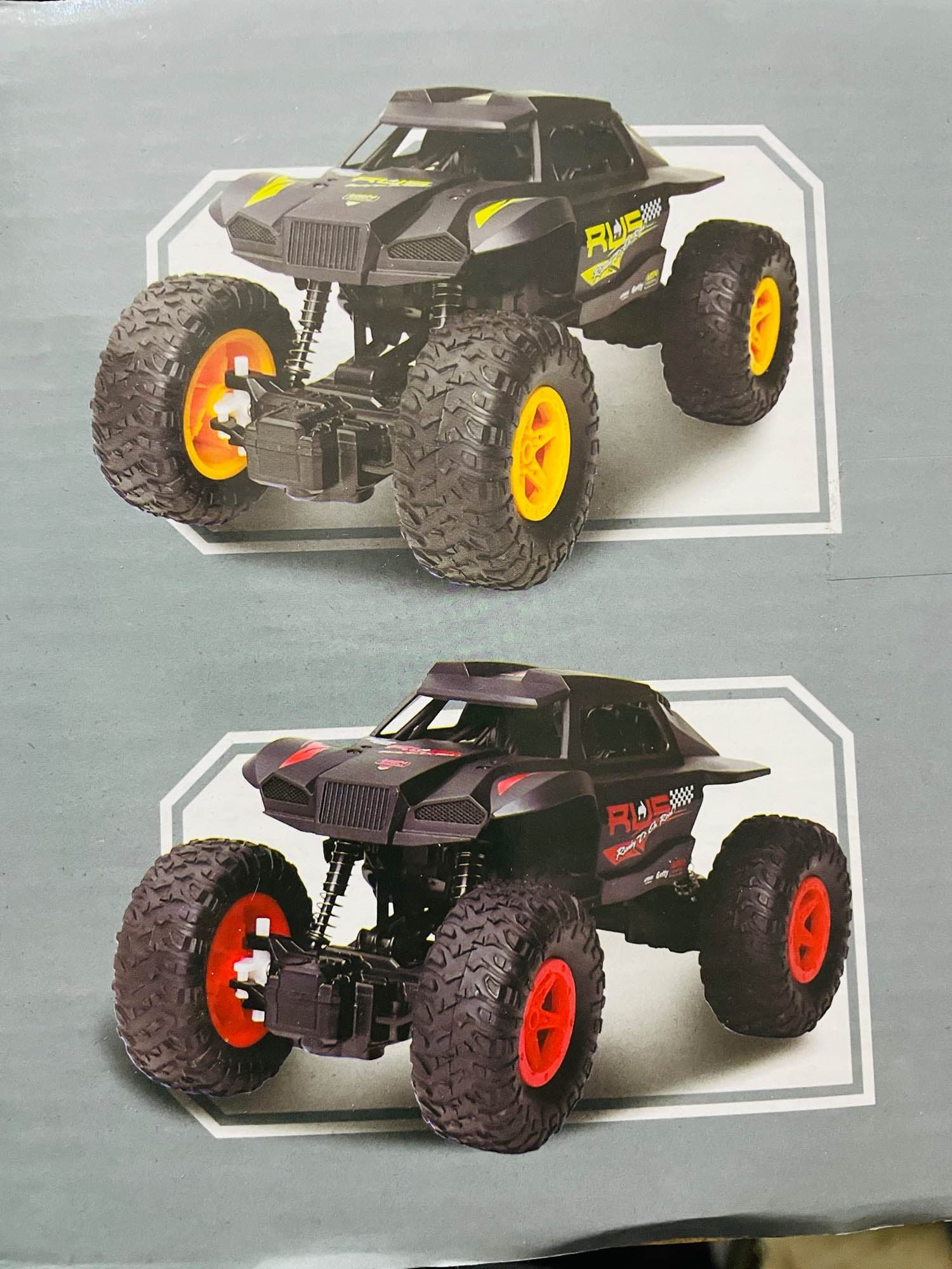 Off Road Climber Jeep Rc Remote Control Rechargeable Battery Toy - Multicolor