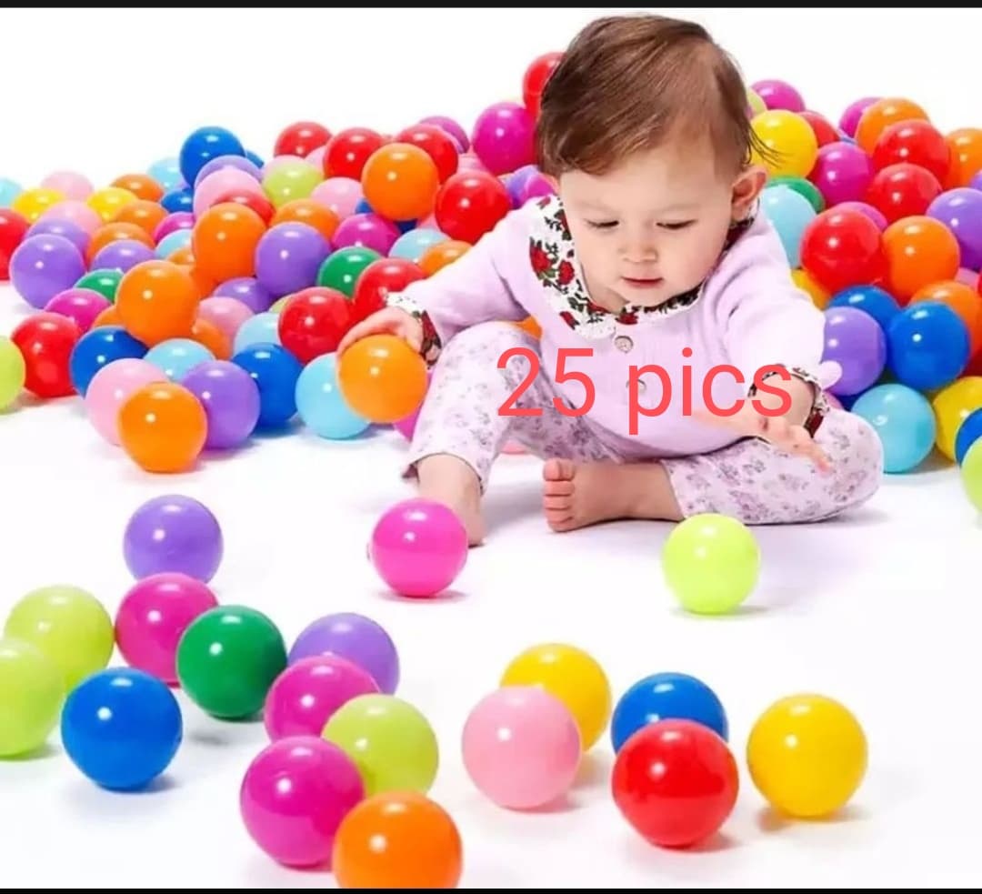 Colourful Baby Balls Toys 25 Pics - Multicolor