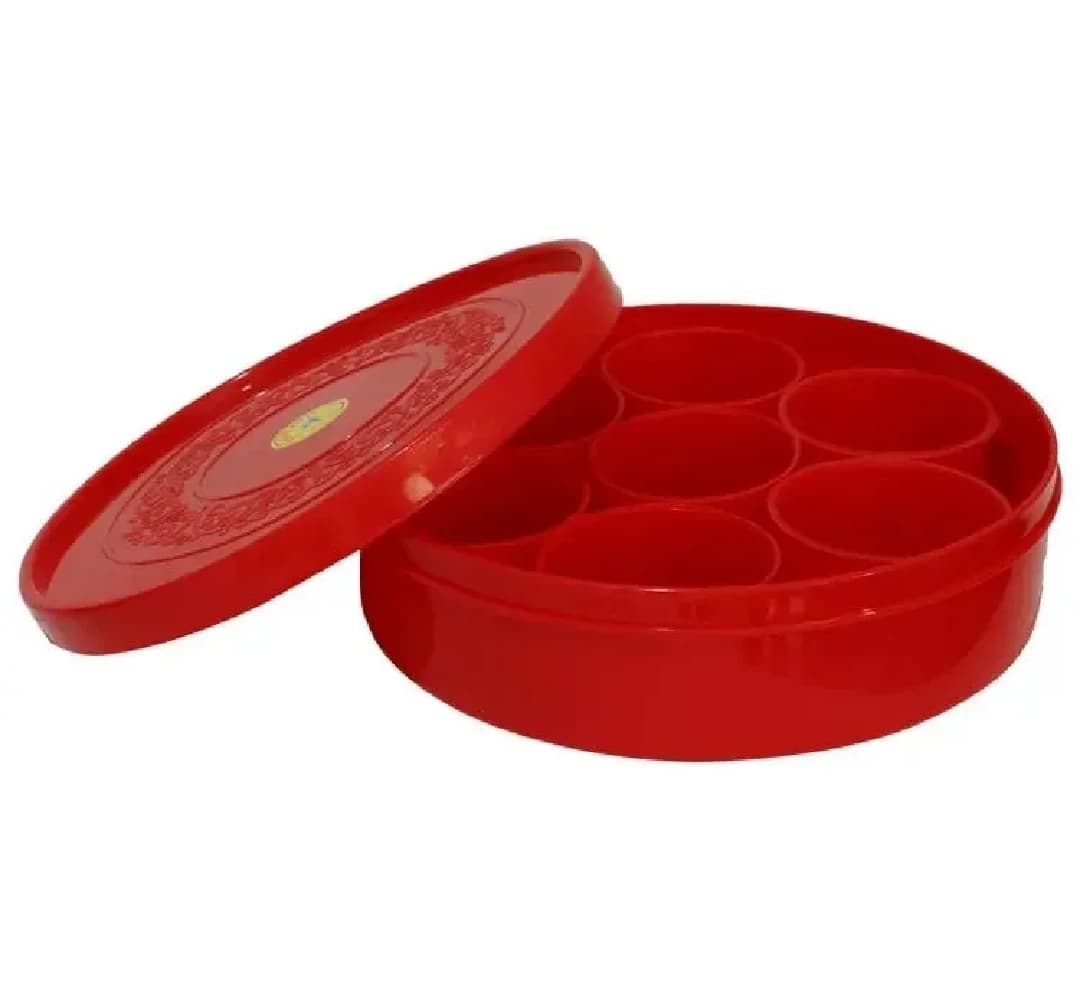 Plastic Masala Box - Multicolor