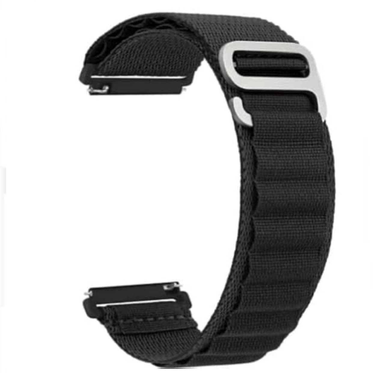 Alpine Loop Strap Samsung For Samsung All Smart Watch (20mm) - Black