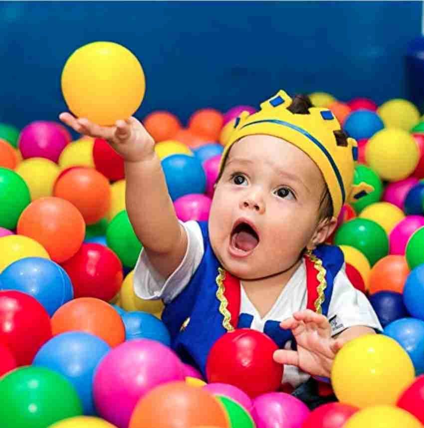 Plastic Cricket Balls for Kids 36 Pcs - Multicolor